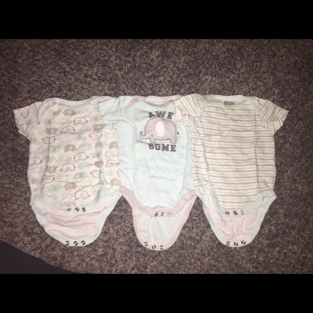 6-9 BabyGear set of 3 onesies